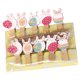 thumbnail image 4 of 10x Clips de foto de conejo de Pascua, Clips de de Pascua, adornos, soporte de foto para fotografía, boda, vacaciones, cumpleaños, decoración estilo A Soledad Clips de fotos de conejo de Pascua, 4 of 10