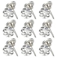 thumbnail image 1 of Uxcell 25 Pcs Clavos de Tapicería de Cristal de 18mm Clavos de Tapicería de Diamante para Sofá Muebles Cabecero de Cama Acolchado Decoración de Pared Manualidades de Bricolaje, 1 of 7
