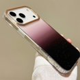 thumbnail image 2 of For iPhone 17 Pro Max Case Dual Color Gradient Electroplated Protective TPU Phone Cover - Black Pink, 2 of 5