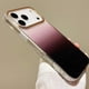 thumbnail image 2 of For iPhone 17 Pro Case Dual Color Gradient Electroplated Protective TPU Phone Cover - Black Pink, 2 of 5