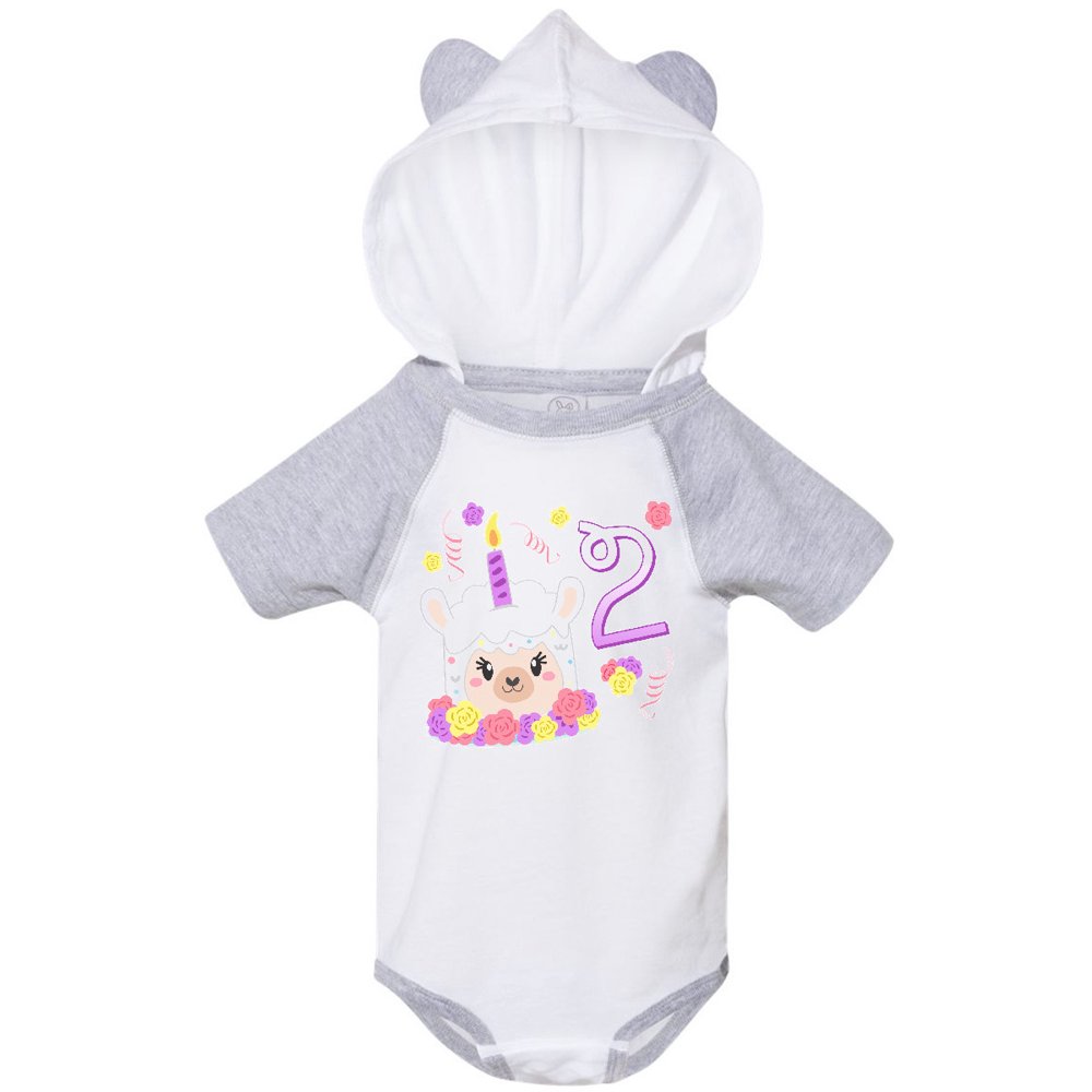 INKtastic Second birthday cute llama cake Infant
