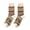 White, variant on FAIOROI Socks for Women Vintage Fair Isle Crew Sock Warm Thick Winter Soft Cozy Printed