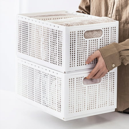 

Beechoice Divided Drawer and Closet Storage Bin - Organizer for Scarves Socks Ties Bras and Underwear - Dress Drawer Organizer Shelf Organization