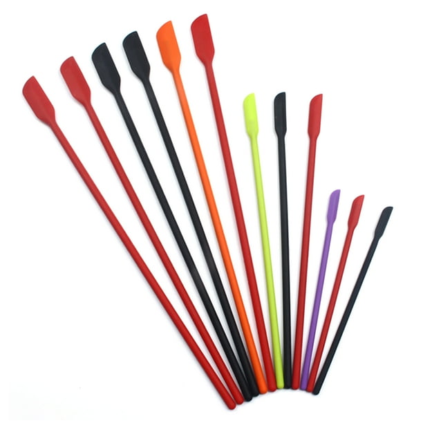 Windfall Mini Silicone SpatulaMakeup Spatula4 Pack Small Silicone SpatulaThin Spatula Set for