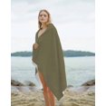 thumbnail image 2 of Sage Green Beach Towels Oversized Super Absorbent, Brown Solid Color Simple Abstract Lightweight Bath Towel Quick Dry Sets For Bathroom/Pool/Rv Camping/Beach Play/Gym Room/Picnic 23"x47", 2 of 8