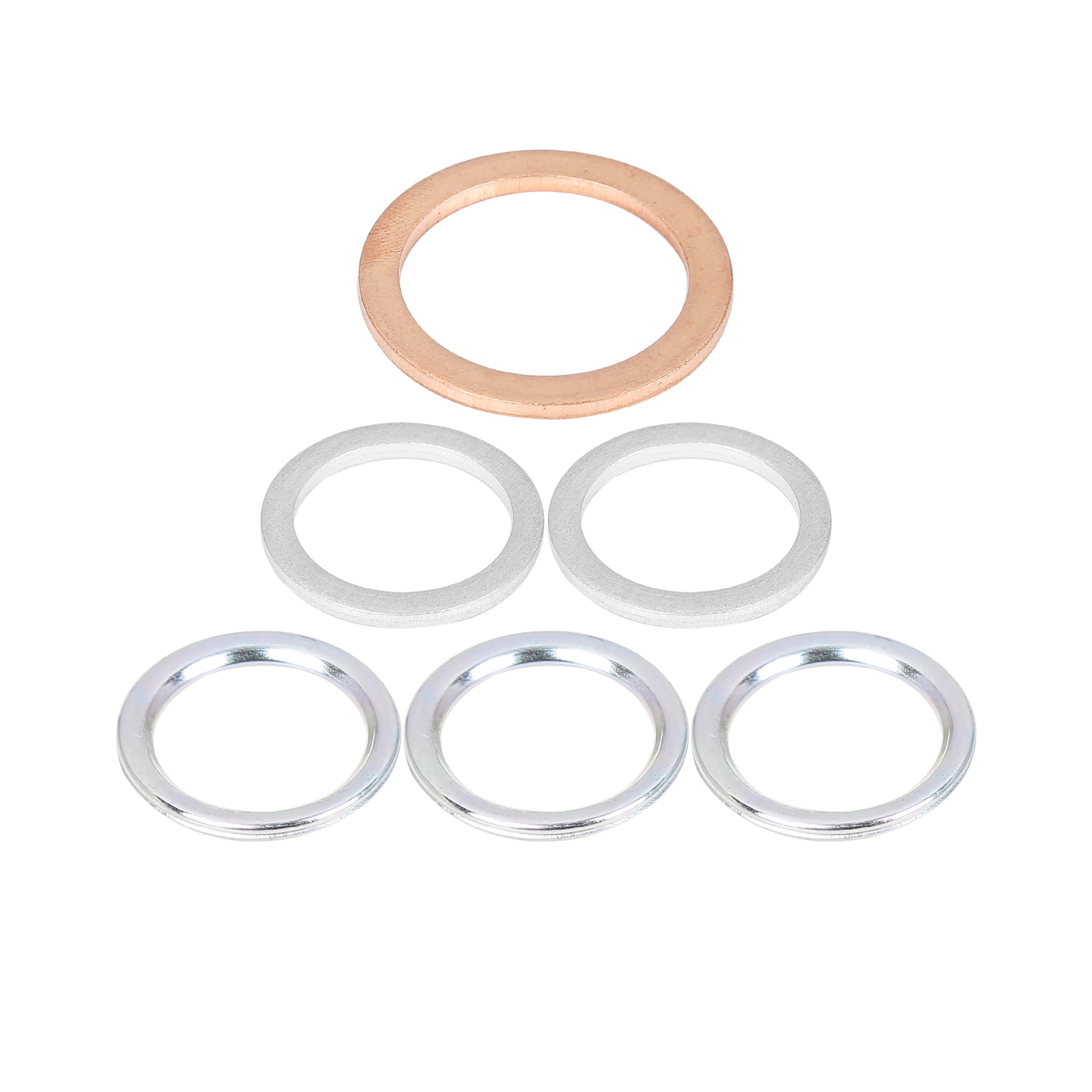 XtremeAmazing Set of 12 Transmission and Differential Fill Drain Plug Gaskets Crush Washer Seal Replace 90430-18008 12157-10010 90430-24003 