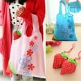 thumbnail image 5 of Reusable Folding Shopping Travel Shoulder Bag Eco Large Strawberry Foldable Grocery vegetable fruit Bag Retail Shopping Tote Bag, 5 of 7