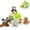 6 Pcs-Zoo House, variant on MaoGoLan 7 Pcs Forest Animal Stuffed Animals 8'' Zoo House with 6 Cute Forest Animal Elephant/Lion/Tiger/Deer/Monkey/Zebra Plush Toys