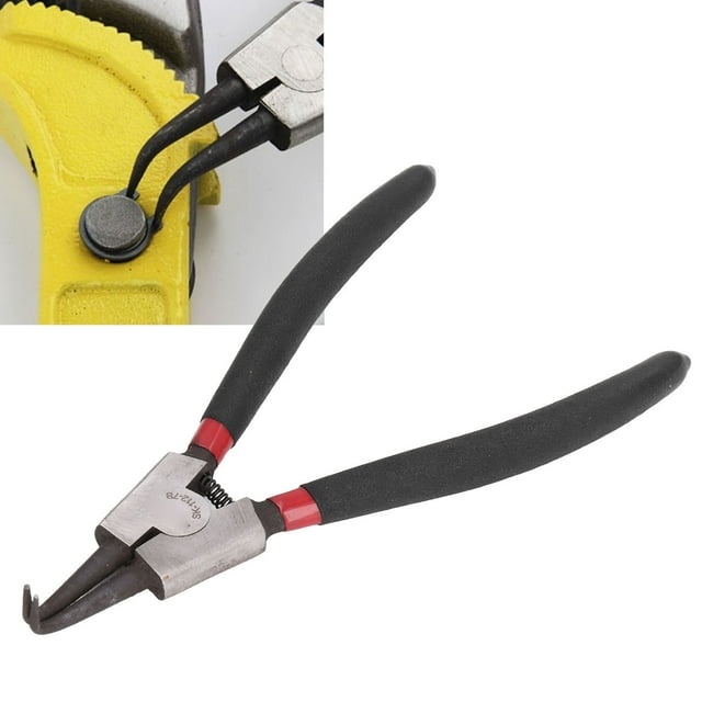 EOTVIA Circlip 7in Snap Ring External Bent Jaw Hand Tool For Installation Removal,Snap Ring Tool