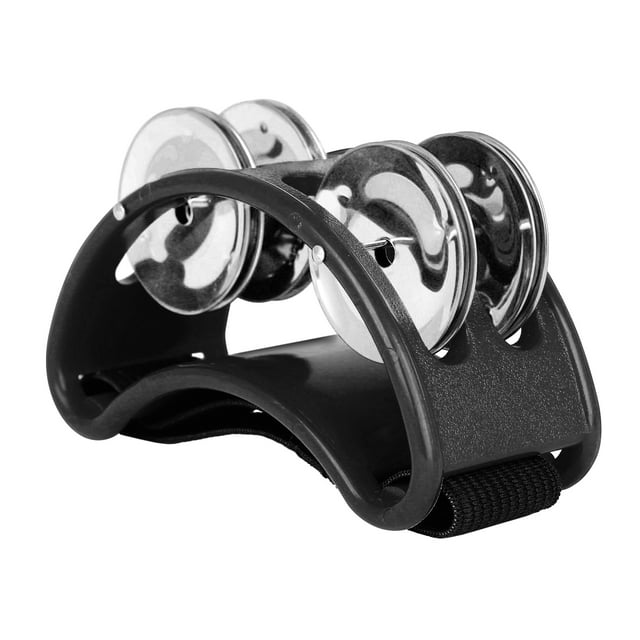 Amdohai Tambour de Pied de Percussion avec 4 Paires d'Acier Inoxydable