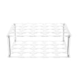 thumbnail image 1 of KAKOWELY 1 Set Vinyl Storage Rack 20-Holes Vinyl Roll Holder for Craft Room Wrapping Paper,12.2"X9.84"X4.33", 1 of 5
