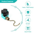 thumbnail image 4 of 3 Pack Ceiling Fan Switch 3 Speed 4 Wire Ear ZE-268S6 Fan Pull Chain Switch Replacement Speed Control Switch, 4 of 5