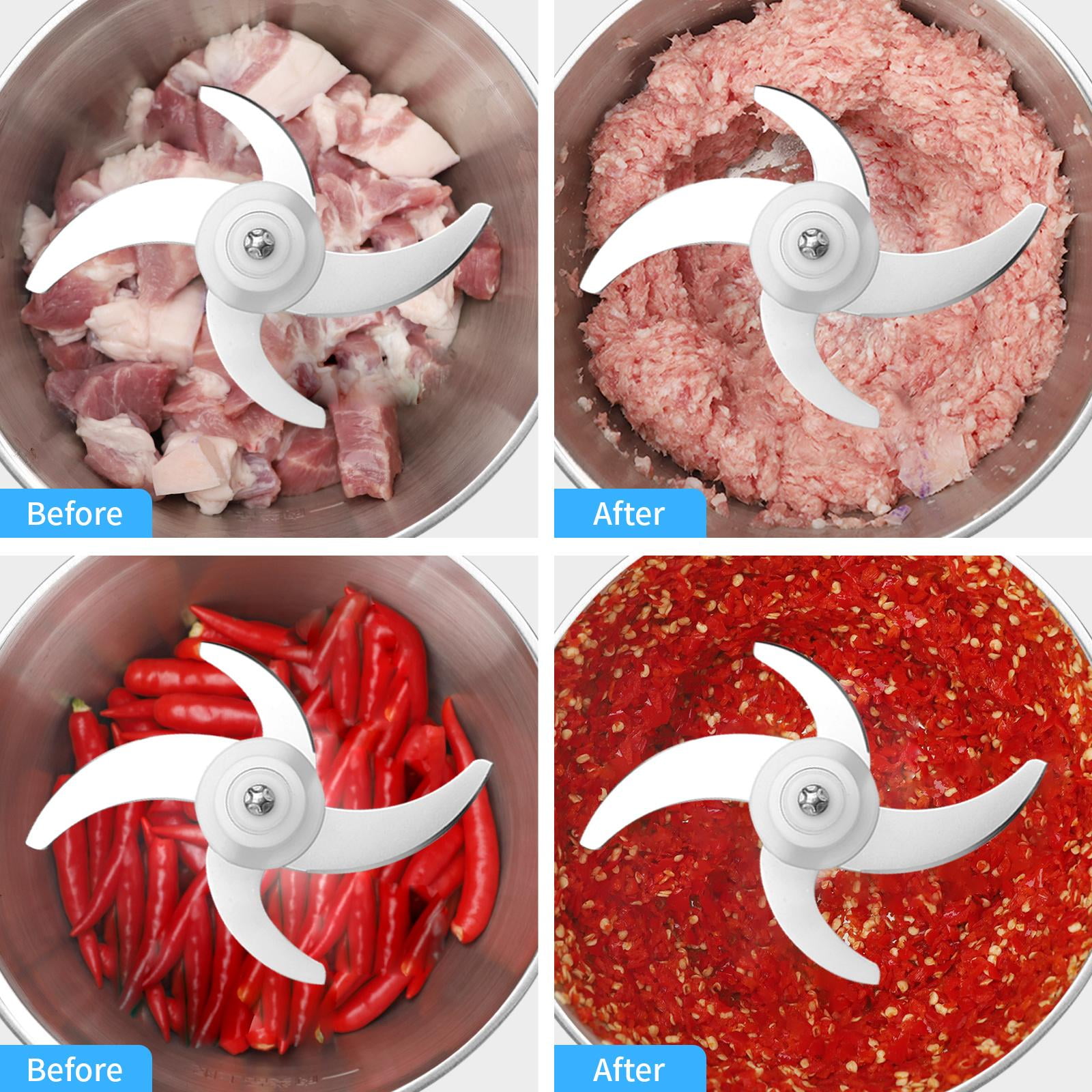 Kitchen Food Processor for Meat, Vegetable, Onion, Fruits and Nuts, 2L –  MXMBLENDER