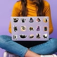 thumbnail image 2 of 50-Pack Black Cat Stickers - Waterproof DIY Decorations for Phones, Notebooks, and Luggage, 2 of 6
