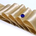 thumbnail image 4 of MDS Pack of 25 Satin Chair Sashes Bow Sash for Wedding and Events Decor - champagne gold, 4 of 8