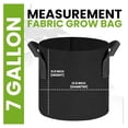 thumbnail image 2 of 12-Pack 7 Gallon Fabric Grow Bags, 300G Thickened Nonwoven Planters Pots, Aeration Fabric Pots with Handles, Nonwoven Fabric Bags Suitable for Vegetables Flowers Mushroom, 2 of 7