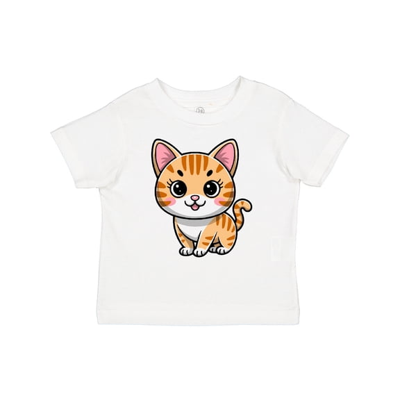 Inktastic Orange Tabby Cat Kitty Boys or Girls Toddler T-Shirt