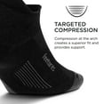 thumbnail image 3 of Feetures Merino 10 Ultra Light Cushion No Show Tab Ankle Socks - Wool Socks for Women & Men - Old Charcoal, M (1 Pair), 3 of 6