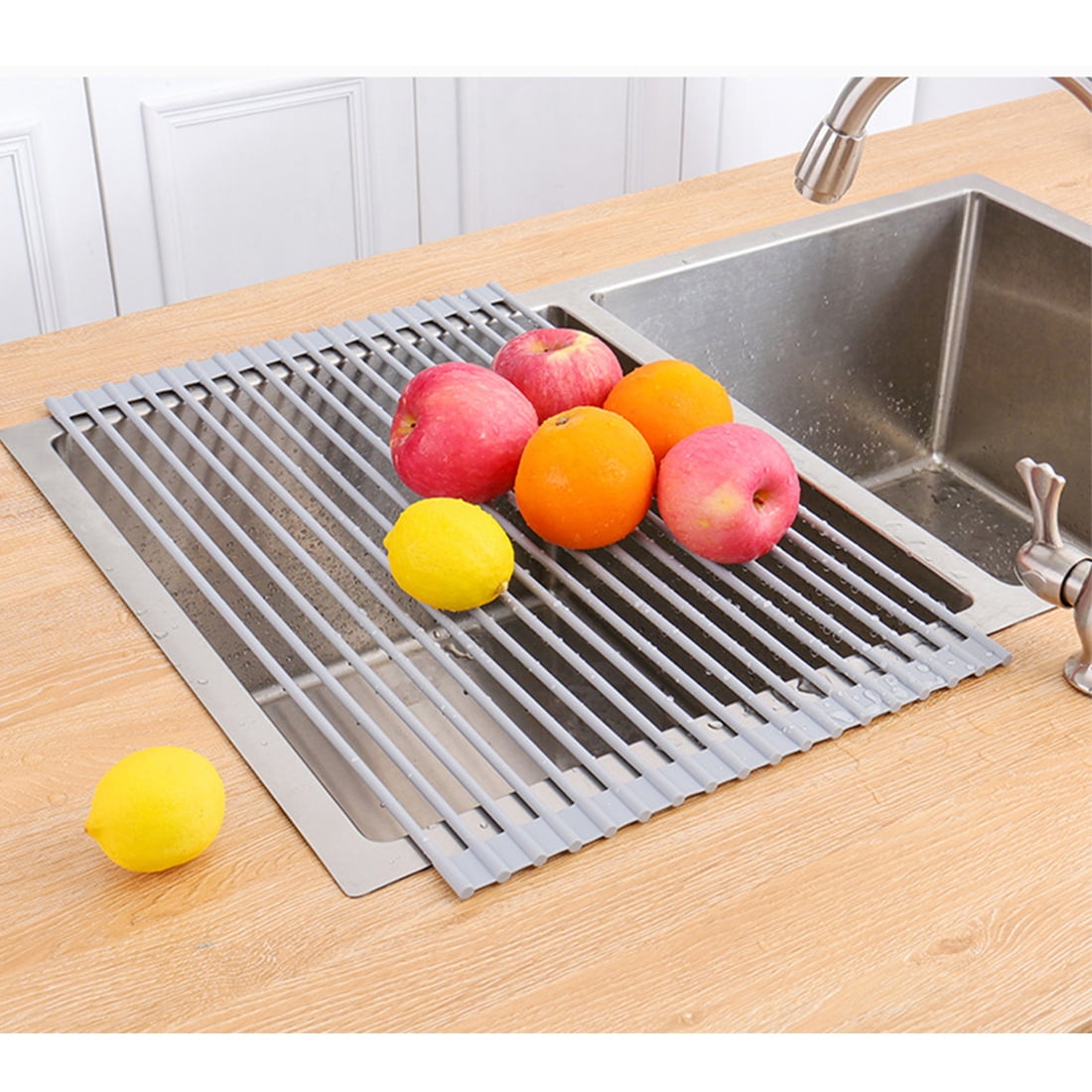INTBUYING Kitchen Sink Folding Drain Rack Drying Rack Filter Rack 28PCS