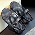 thumbnail image 3 of Gyujnb Girls Mesh Mary Jane Shoes Soft Sole Casual Footwear, Adjustable Buckle Strap Closed Toe Ballet Shoes (Girls),2.5-3 Years, 3 of 7