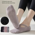 thumbnail image 4 of SIEYIO Non Slip Pilates Socks with Grip Women Solid Grip Socks for Yoga Ballets Barefoots Workout Anti Skid Athletic Socks, 4 of 20