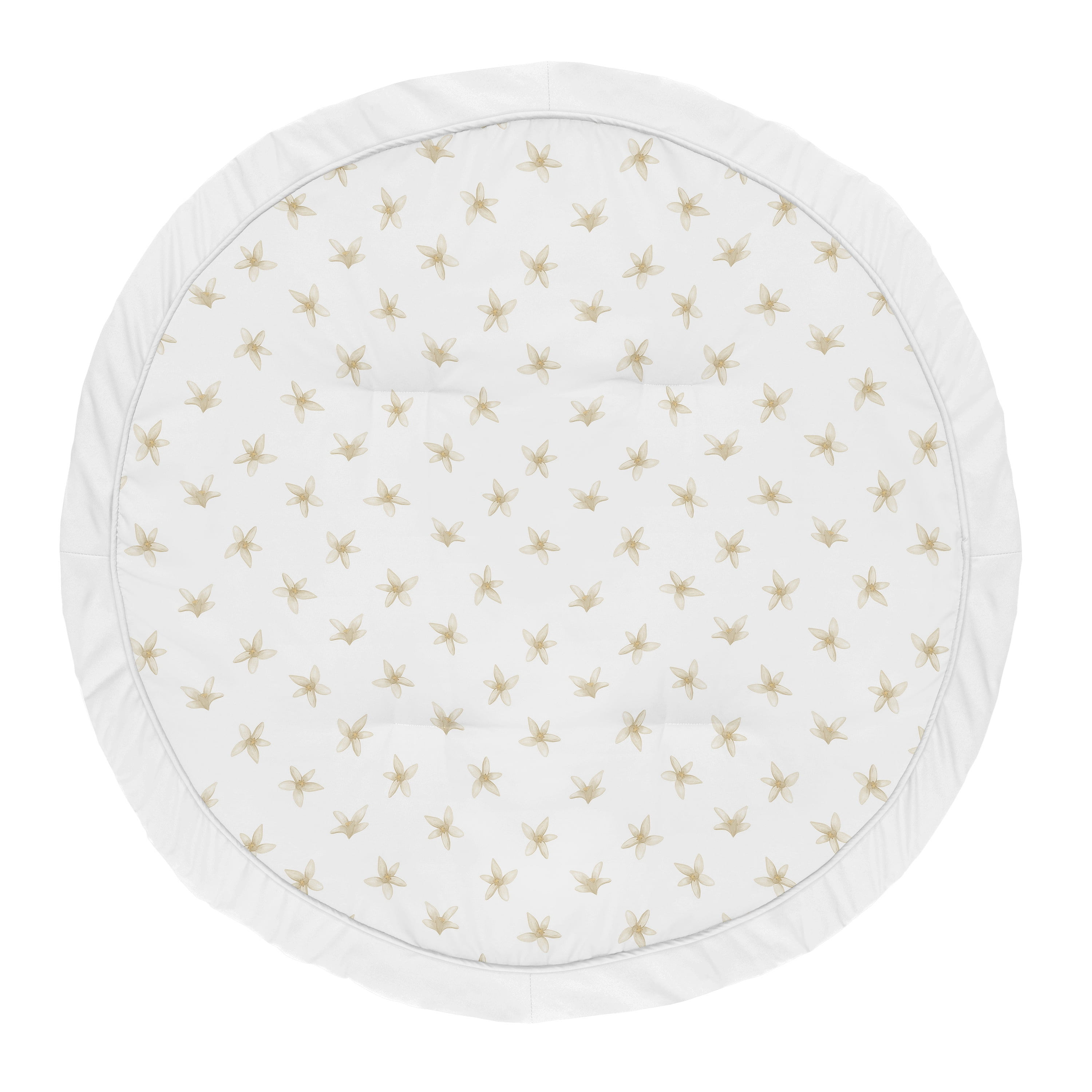 Lemon Floral Blossom Baby Play Mat by Sweet Jojo Designs