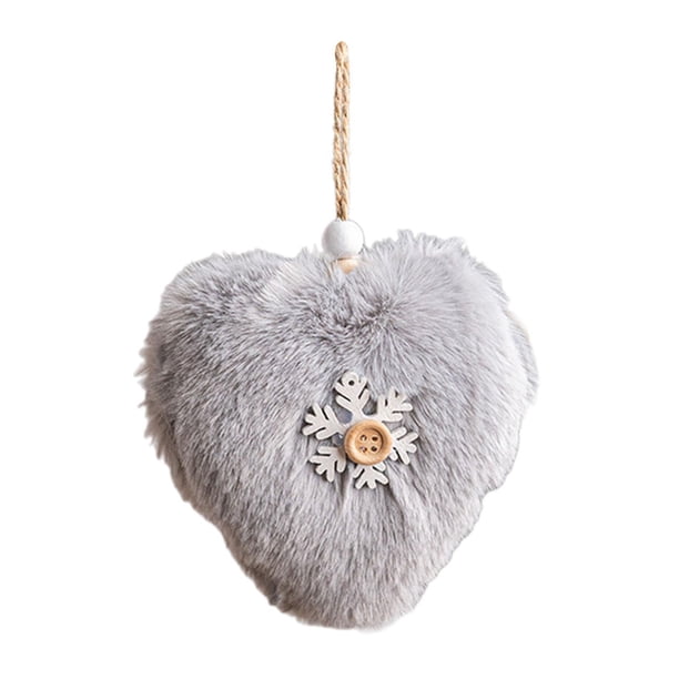 Adorno colgante para árbol de Navidad, gotas, recuerdos de fiesta, decoración de fiesta Corazón
