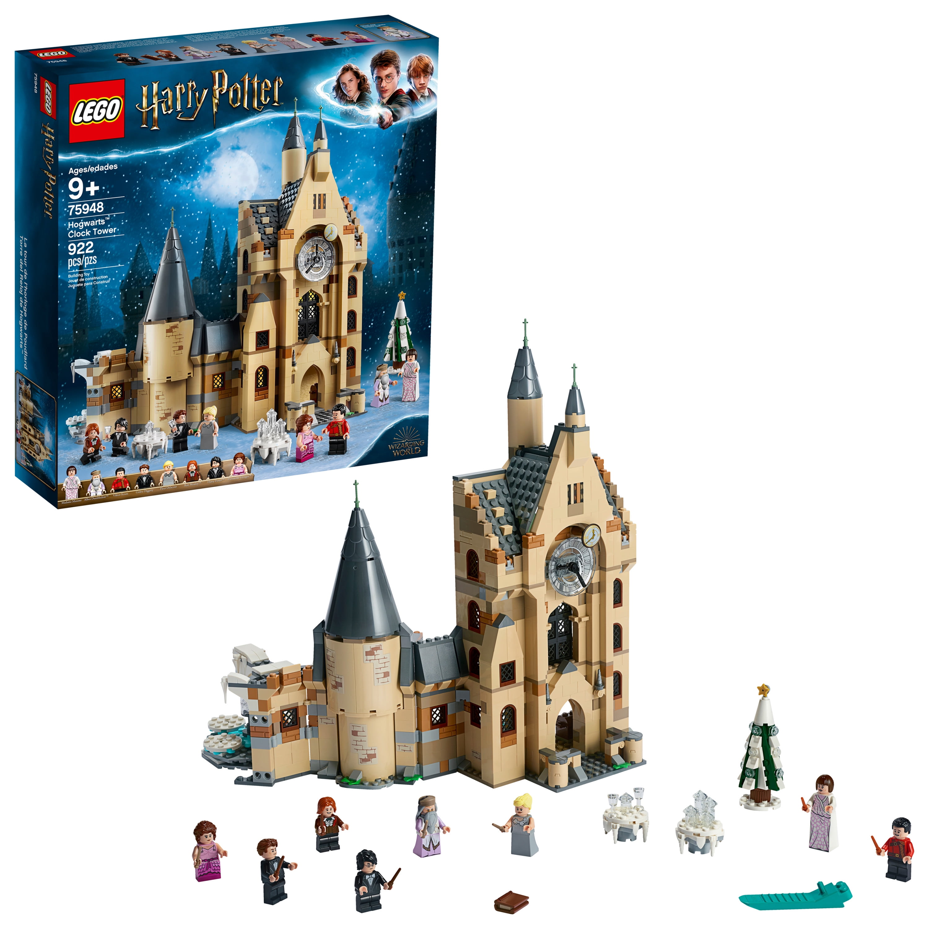 Phobia Refine Senate LEGO Harry Potter and The Goblet of Fire Hogwarts Castle Clock Tower 75948  - Walmart.com