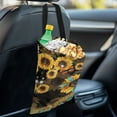 thumbnail image 4 of Yuyamidu Leopard Print Car Trash Bag Sunflower Car Rubbish Bin Accessories for SUV Van Collapsible Automotive Trash Container Hanging Car Garbage Bag, 4 of 7