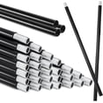 thumbnail image 1 of 20 Pack Matte Black M10 Threaded Extension Rod, 12 Inches Chandelier Hanging Rods for Pendant Light, Kitchen Island Lighting, Lamp Fixture Down-rods&Stems, Dining Room, Living Space (30cm), 1 of 8