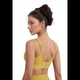 thumbnail image 3 of Sujetador Deportivo con Espalda Cruzada Amarillo Verde XL, 3 of 7
