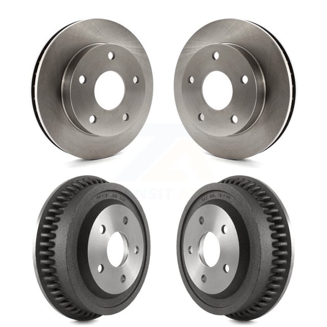 CMX Front Rear Disc Brake Rotors Drums Kit for Car 1994-1999 Dodge Ram 1500 4WD K8-102071