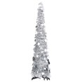 thumbnail image 1 of vidaXL Pop-up Artificial Christmas Tree Silver 120 cm PET, 1 of 4