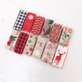 thumbnail image 4 of Coxeer Christmas Ribbon Burlap Vintage Festival Plaid DIY Wrapping Ribbon Craft Ribbon, 4 of 4