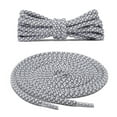 thumbnail image 2 of 1 Pair Round Reflective Shoe laces Replacement Rope for Sneakers Running Shoes, 2 of 4
