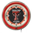 thumbnail image 2 of Texas Tech Red Raiders 19" Neon Wall Clock, 2 of 6
