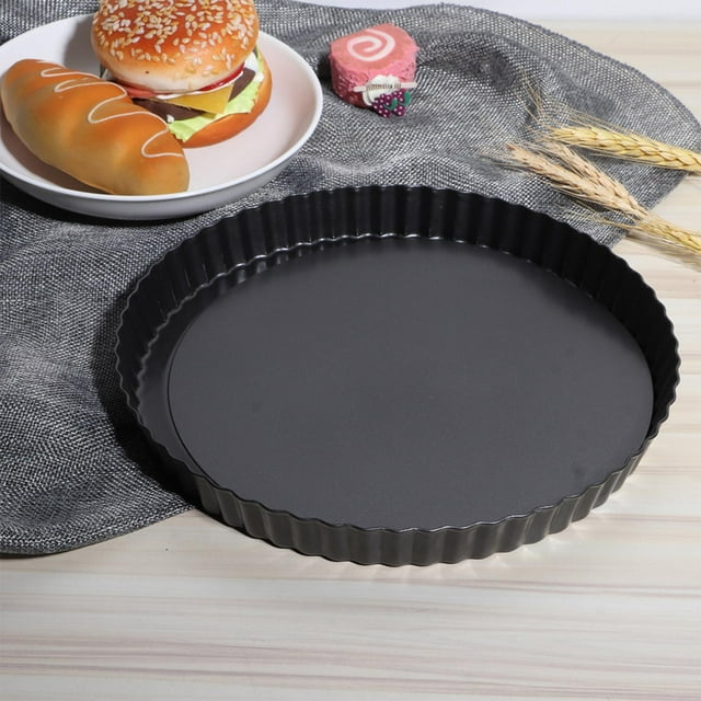 NonStick Carbon Steel Pie Pizza Cake Removable Bottom Baking Pan for Kitchen Tool