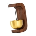thumbnail image 3 of simhoa Shopkeepers Bell Door Bell for Store Commercial Entry Business when Entering Walnut Color, 3 of 8