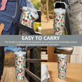 thumbnail image 7 of Christmas 30oz Handheld Travel Tumbler with Handle – Double Wall Stainless Steel Insulated Cup, Flip Straw Lid, Leak-Proof & BPA-Free for Hot and Cold Drinks – Durable Coffee & Juice Mug Black, 7 of 7