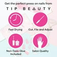 thumbnail image 6 of Tip Beauty Baller | 28 Faux Nails & Specialized Nail Glue | Quick Drying Professional Salon Quality Glue On Fake Nail Kit, 6 of 8