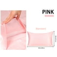 thumbnail image 4 of Silk Pillowcases + Silk Eye Cover With Gift Box Standard Pink Floral, 4 of 8