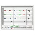 thumbnail image 3 of 9 X 12 Two Sided Basic Skills Marker Board Bulk 24 Pack, 3 of 3