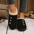 thumbnail image 4 of Women's Platform Slippers Anti-Slip Sneakers Short Ankle Boot Comfy House Slippers for Indoor Outdoor, 4 of 9