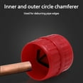 thumbnail image 4 of Guardoinrt Inner Pipe Reamer Portable Piping Remover Tubing Deburrer Internal Reaming Deburring Cleaning Tool Fitting Accessory Red 5 to 38mm, 4 of 6