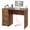 Rustic Brown, variant on 43" Computer Desk with Power Outlets & 2 Drawers, Writing Studying Working Desk for Home Office, White