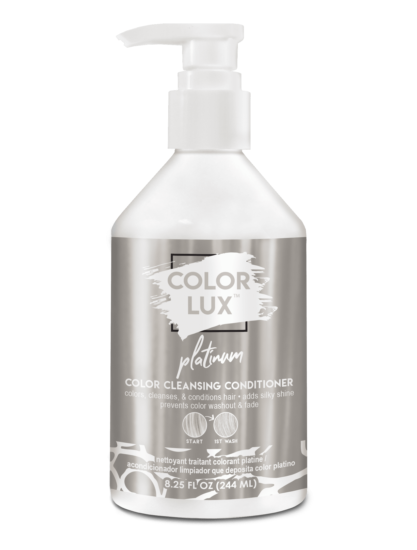 (2 pack) Color Lux Cleansing Conditioner Platinum 8.25oz, Pump Top