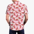 thumbnail image 5 of Vsdgher Cute Watermelon Print Men's Short Sleeve Stretch Polo Shirt, Moisture-Wicking Performance Polo Shirt, 5 of 8
