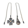thumbnail image 2 of 2x fan Extension Pull Chain fan Pull Chain Set Ornaments Ball with Connector Light Pull Chain for Lamp Lighting Reddish Brown, 2 of 8