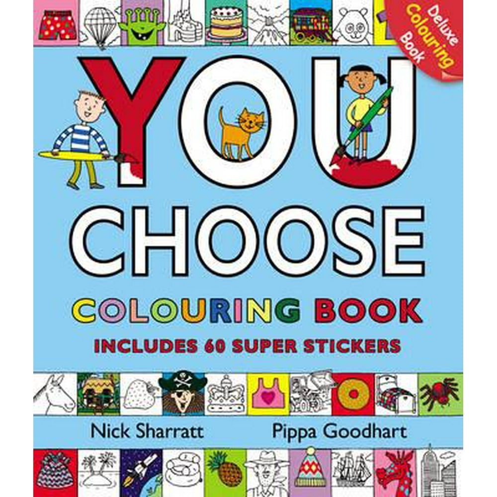 You Choose! Colouring Book with Stickers (Paperback)