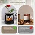 thumbnail image 3 of MOAFINA Wax Melt Warmer with Timer,Campfire Wax Warmer,3-in-1 Oil Burner Electric Candle Wax Warmer,Wax Warmer for Scented Wax Melts,Wax Melter Fragrance Warmer for Home Office B, 3 of 8